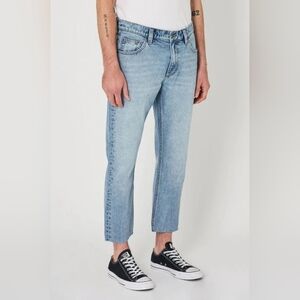 NWT ROLLA's Relaxo Relaxed Fit Men's Blue Jeans Original Stone size 34